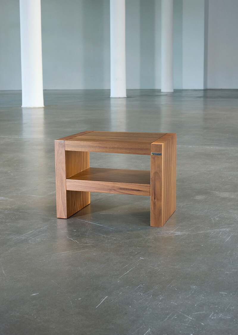 Art3251 Modern Industrial Oak Nightstand with Drawer – Loft Style Design