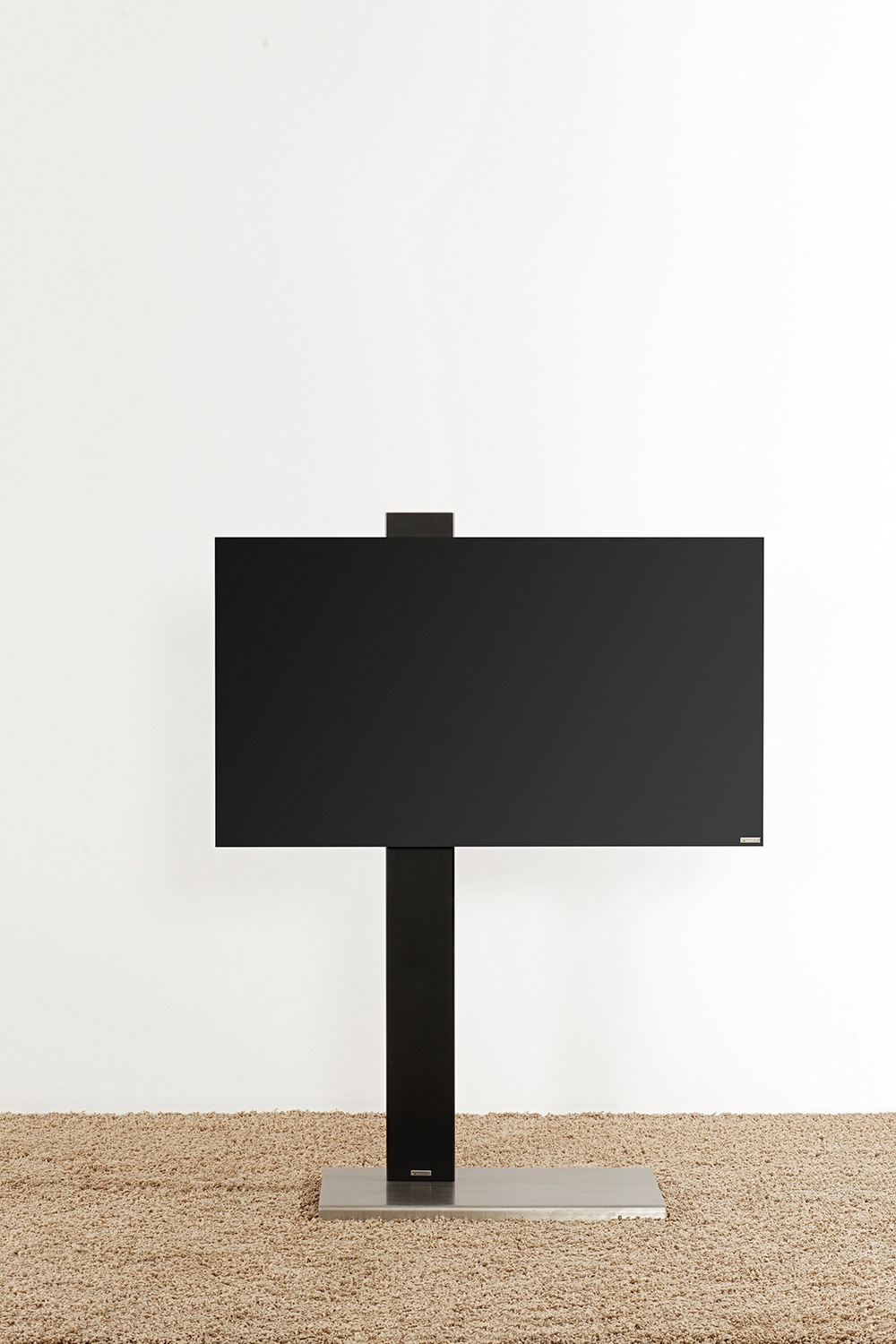 wissmann-118-s schwarz edelstahl TV-Design-Ständer Halter