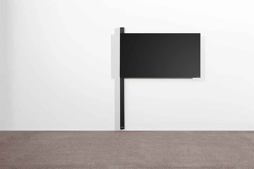wissmann art121 TV-Design Wandhalterung ausziehbar schwenkarm schwarz große Fernseher
