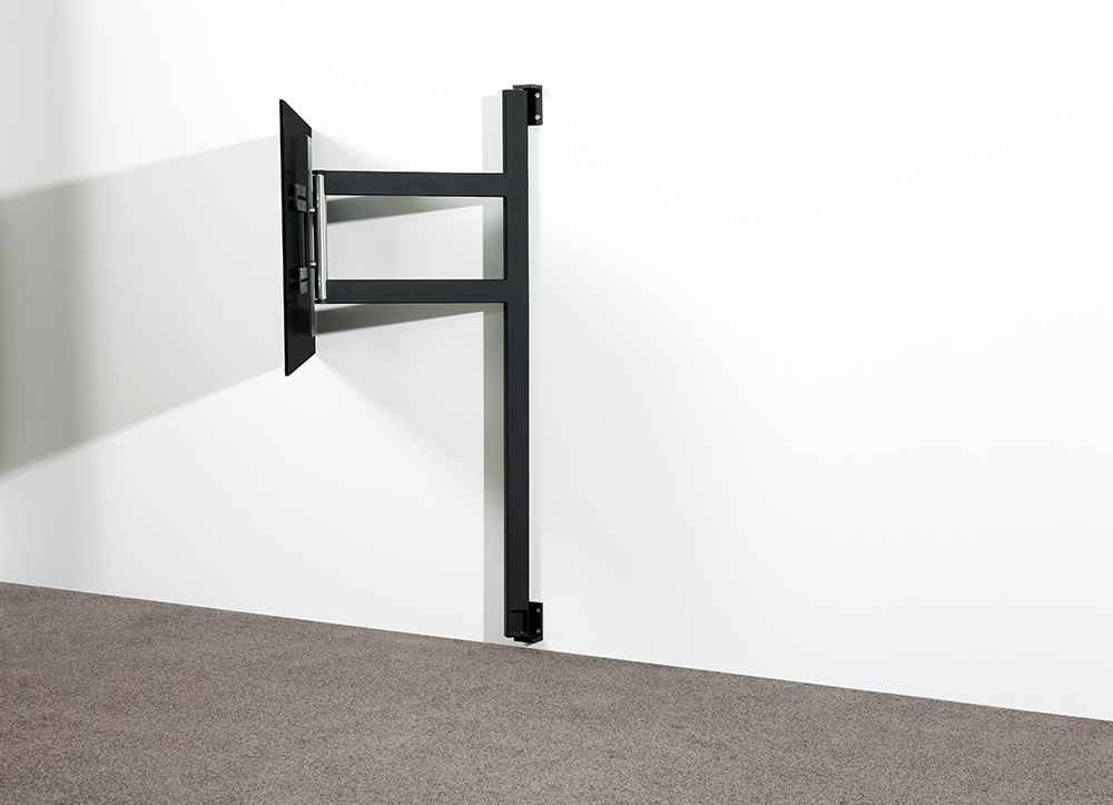 wissmann art121 TV-Design TV wall mount extandable swivelarm black big tvs
