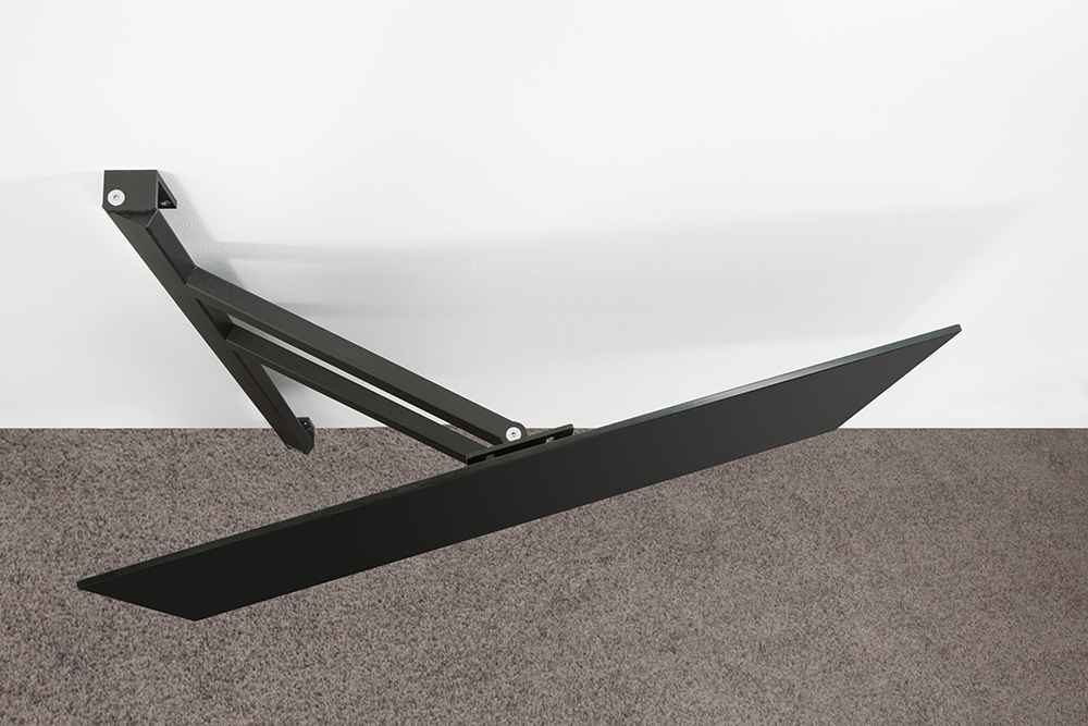 wissmann art121 TV-Design Wandhalterung ausziehbar schwenkarm schwarz große Fernseher