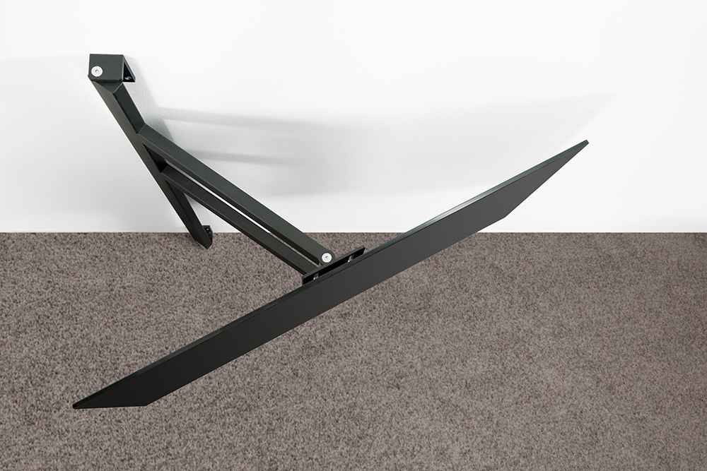 wissmann art121 TV-Design Wandhalterung ausziehbar schwenkarm schwarz große Fernseher