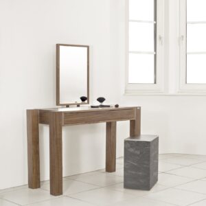 Dressing table with mirror