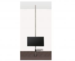 wissmann raumobjekte TV Halter Decke Boden Rohr Stange art129 Edelstahl Hersteller Brand Design