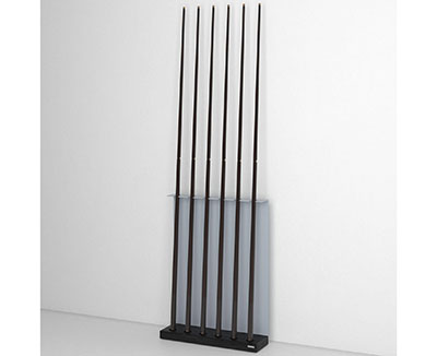 Queue-Halter Ständer Snooker Pool Billard Design-Stand Silbergrau Holz schwarz