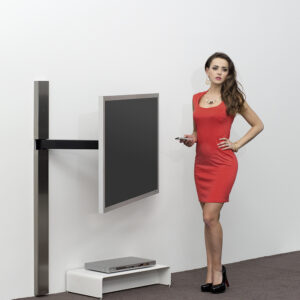 wissmann-128-TV-Design Wandhalterung-schwenkbar Fernsehhalterung ausziehbar