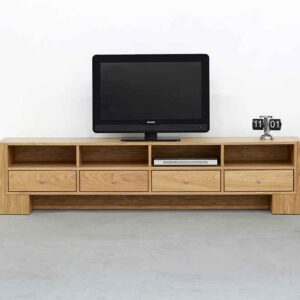 wissmann-119-1-Sideboard Lowboard Holz TV Fernseher mit Schubladen